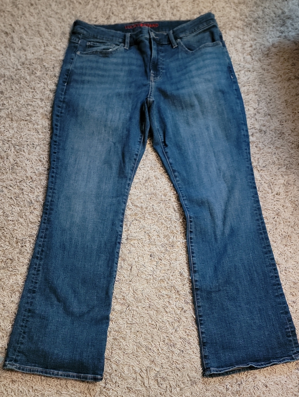 Lucky Brand Medium Blue Flare Jeans